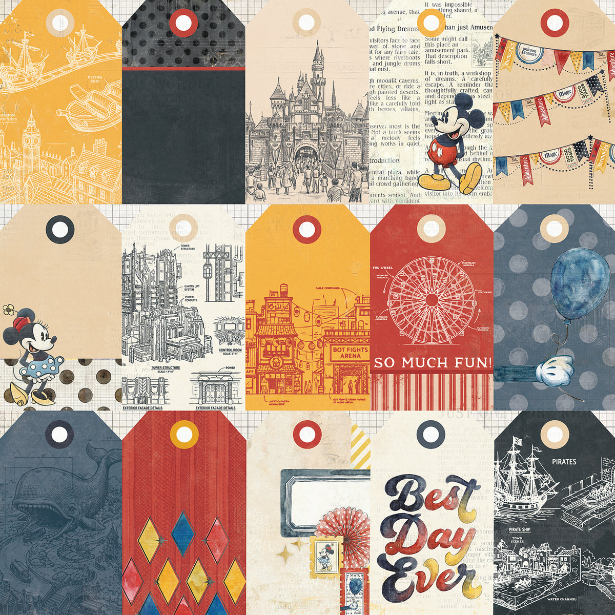 49 & Market - Mouse and Co - 12 x12 collection pack