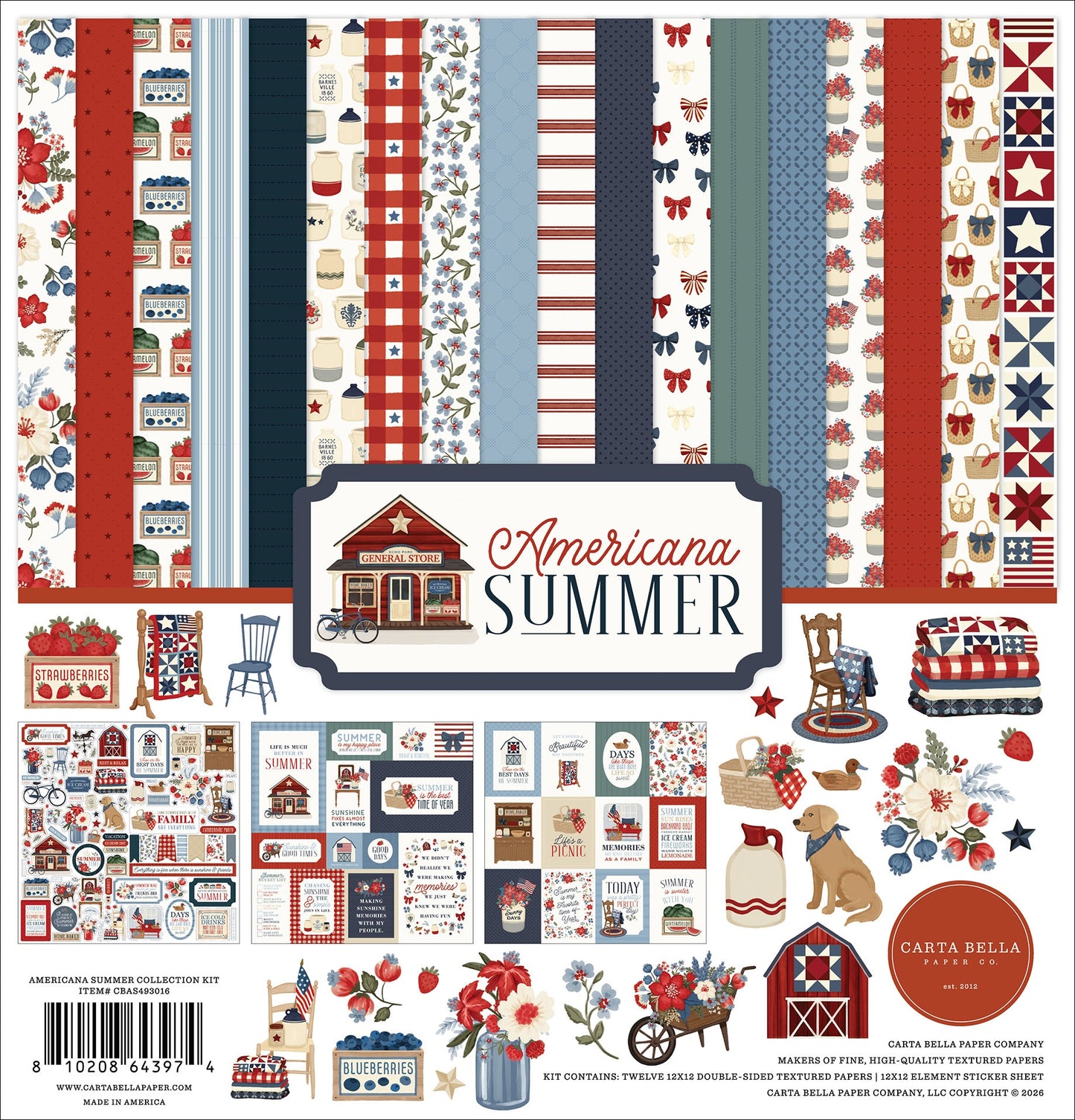 Carta Bella - Americana Summer - Collection Kit