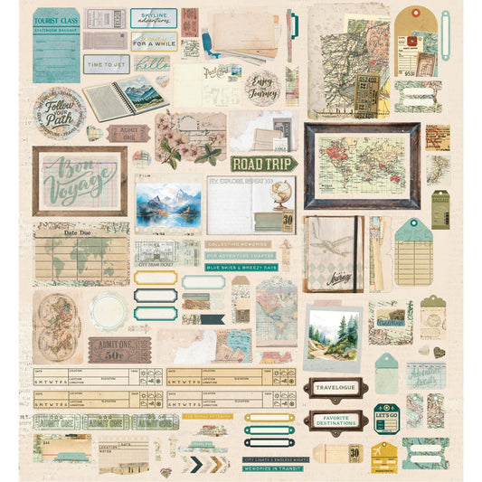 49 & Market- Travel Diaries - Die Cuts