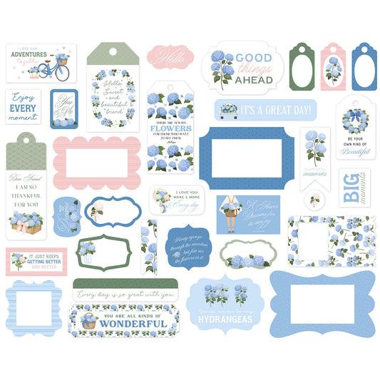 Carta Bella - Flower Shoppe - Tags and Frames