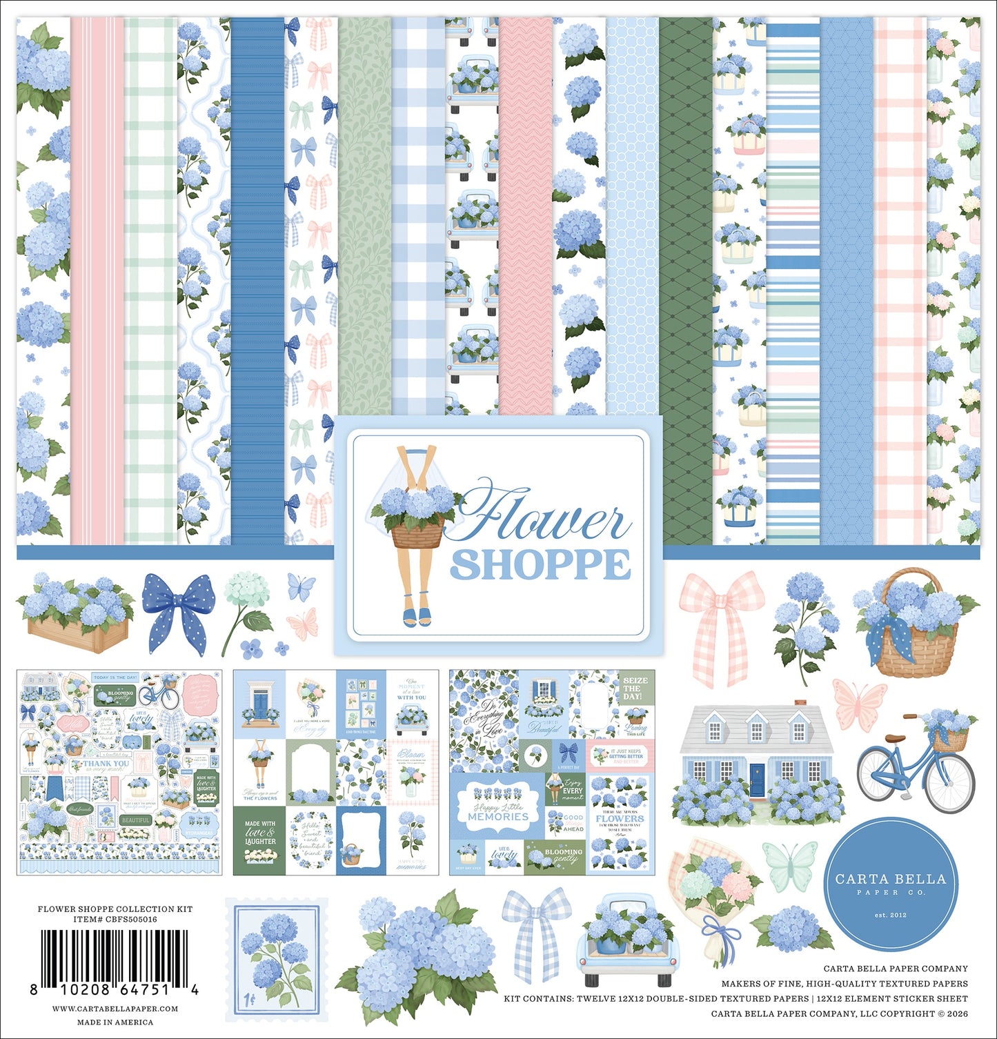 Carta Bella- Flower Shoppe Collection Kit