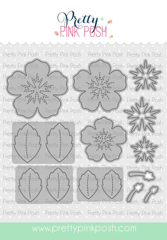 Pretty Pink Posh - Hibiscus Flowers Die Set