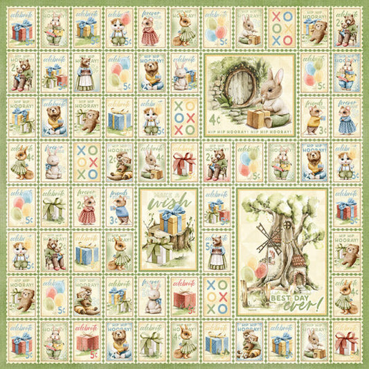 Graphic 45 - Lots Of Love - 12x12 Sheet