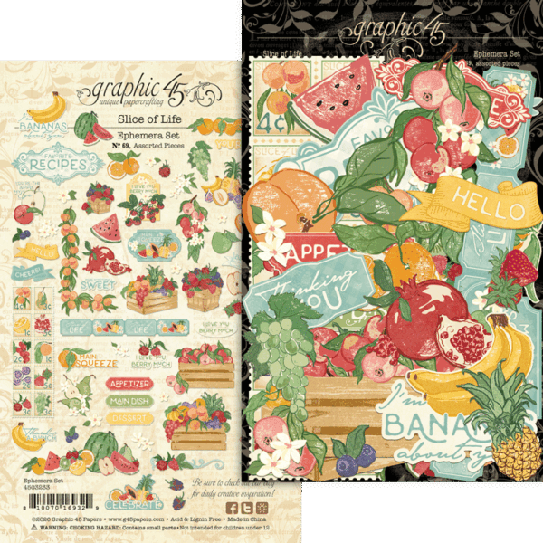 Graphic 45 - Slice of Life - Ephemera