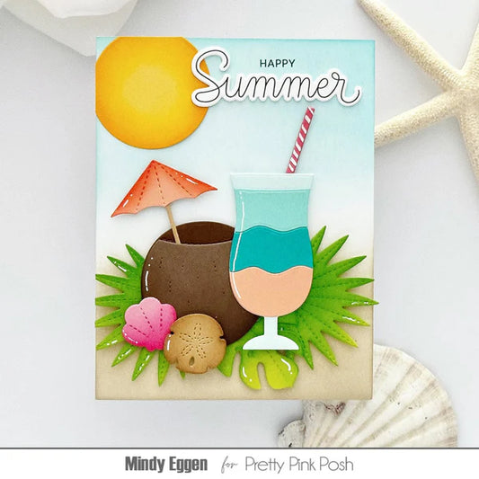 Pretty Pink Posh - Happy Summer Coordinating Die Set
