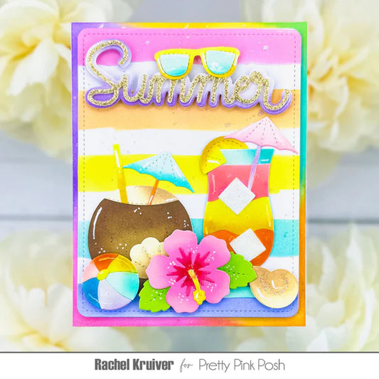 Pretty Pink Posh - Large Summer Shadow