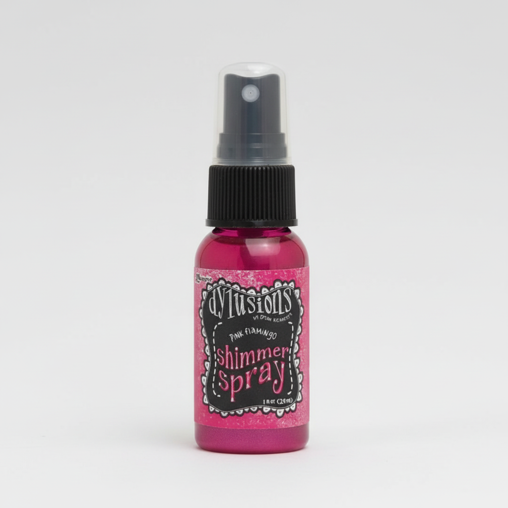 Dylusions Shimmer Sprays 1oz - Pink Flamingo