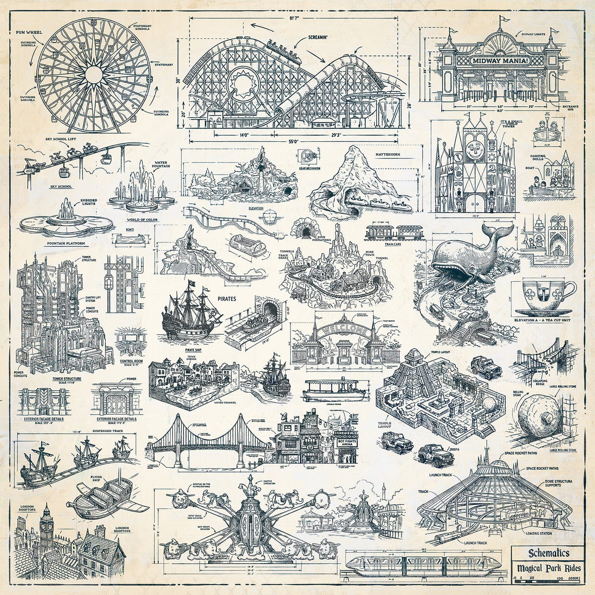 49 & Market - Mouse and Co - 12 x12 collection pack
