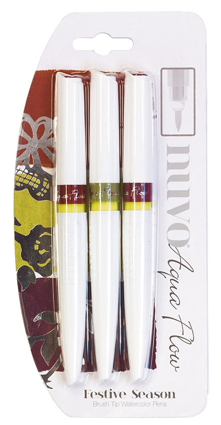 Nuvo - Aqua Flow Pens - Festive Season