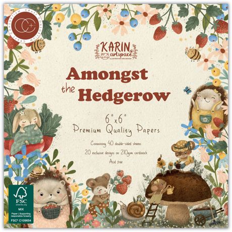 Craft Consortium Double-Sided Paper Pad 6"X6" 40/Pkg - Amongst The Hedgerow