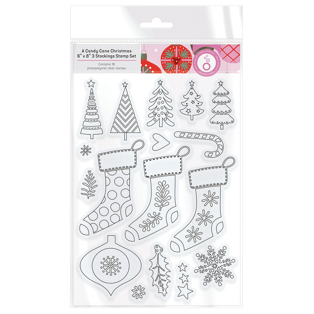 CANDY CANE-TONIC STAMP by TONIC STUDIOS D2C