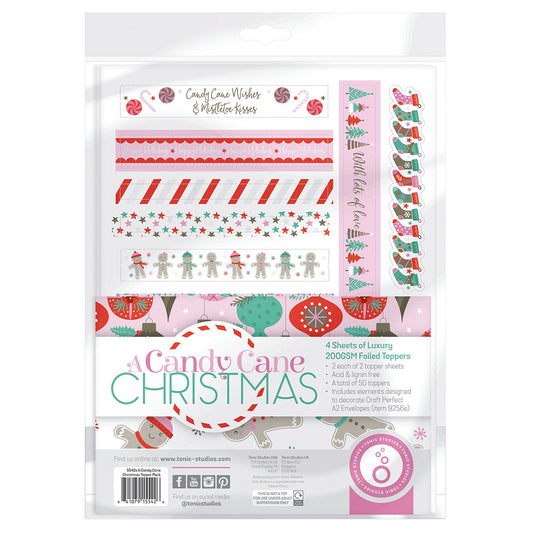 CANDY CANE-Card Topper by TONIC STUDIOS UK LTD