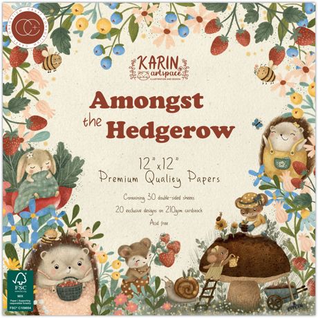 Craft Consortium Double-Sided Paper Pad 12"X12" 30/Pkg - Amongst The Hedgerow