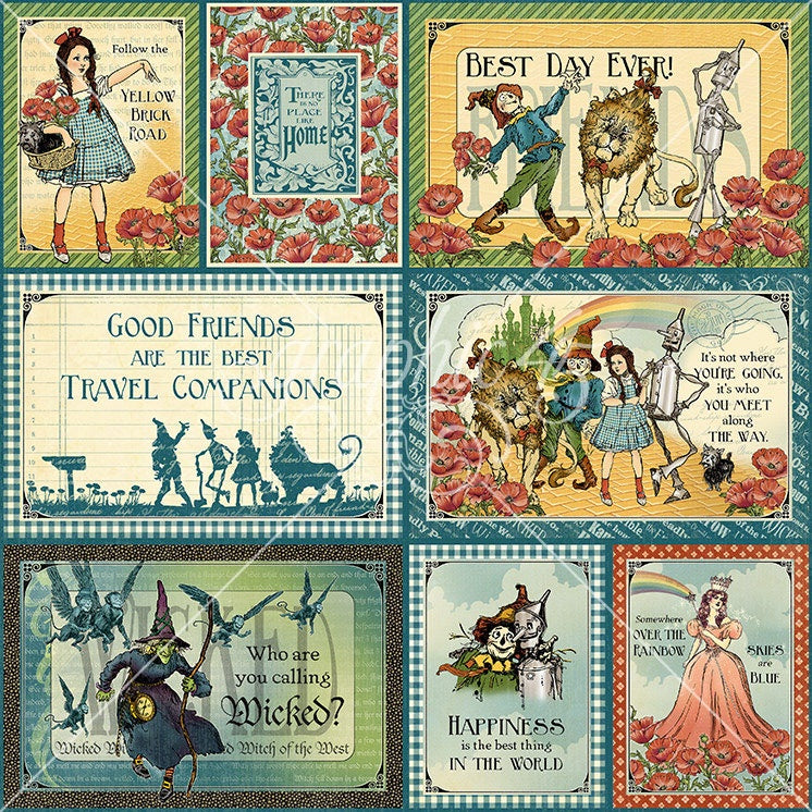 Graphic 45 Wonder Of OZ Double-Sided Cardstock 12"X12"