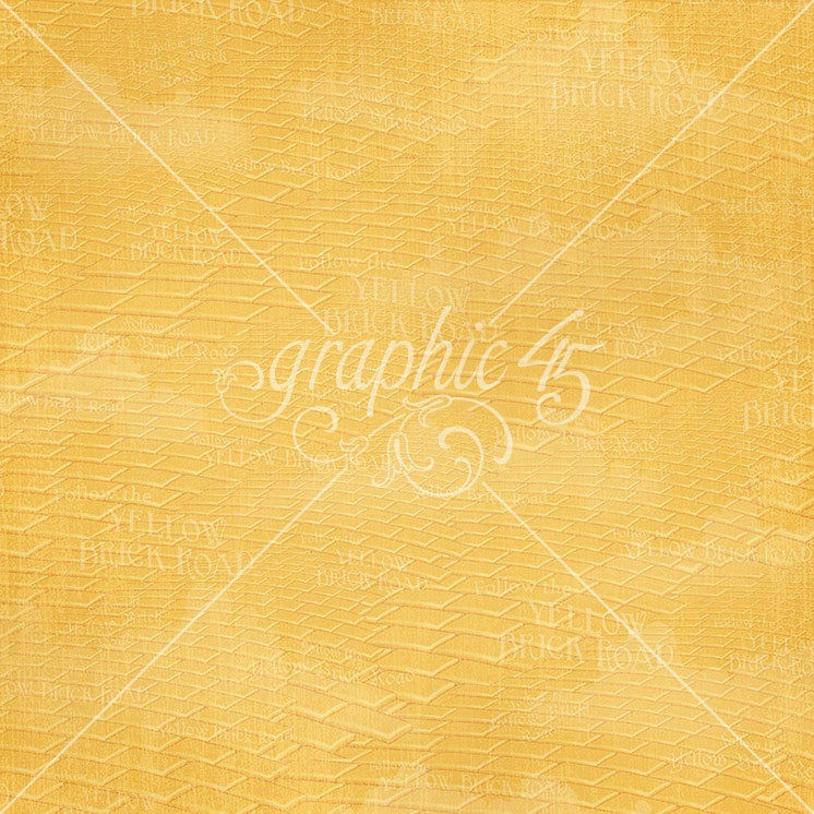 Graphic 45 Wonder Of OZ Double-Sided Cardstock 12"X12" (Never)