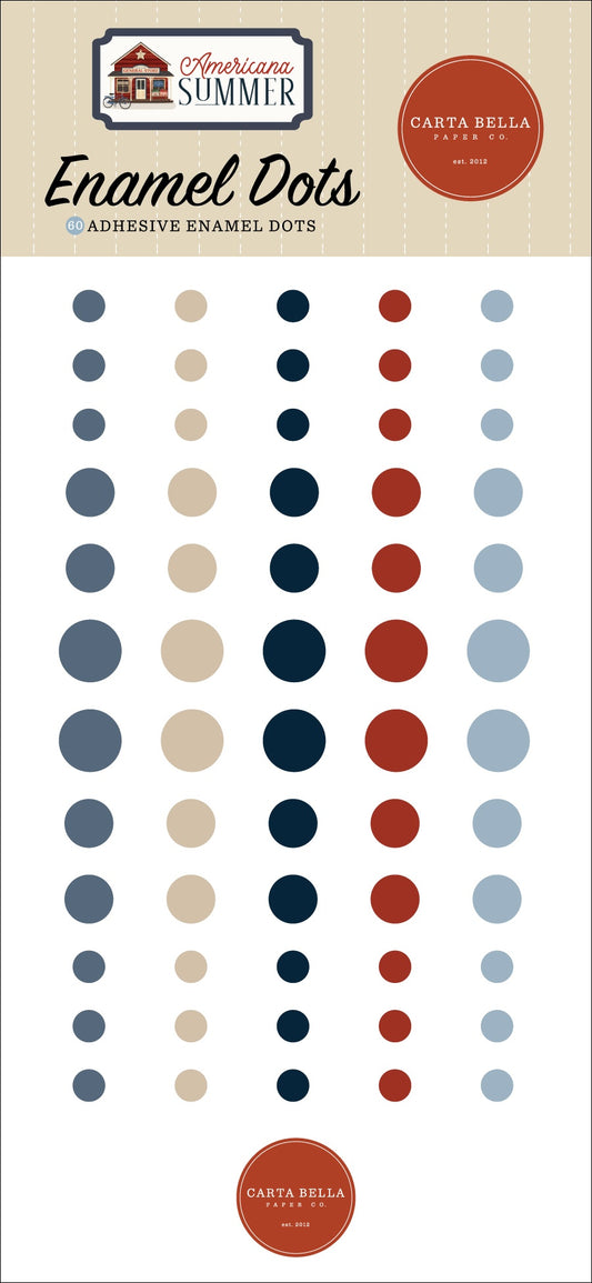 Carta Bella - Americana Summer - Enamel Dots