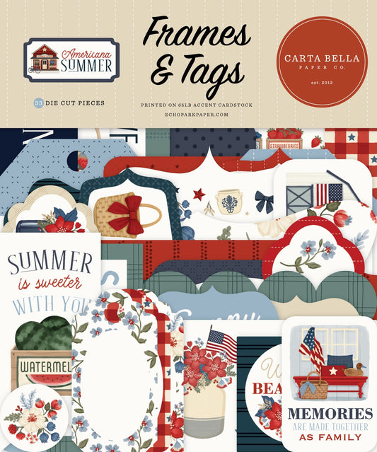 Carta Bella - Americana Summer - Tags and Frames