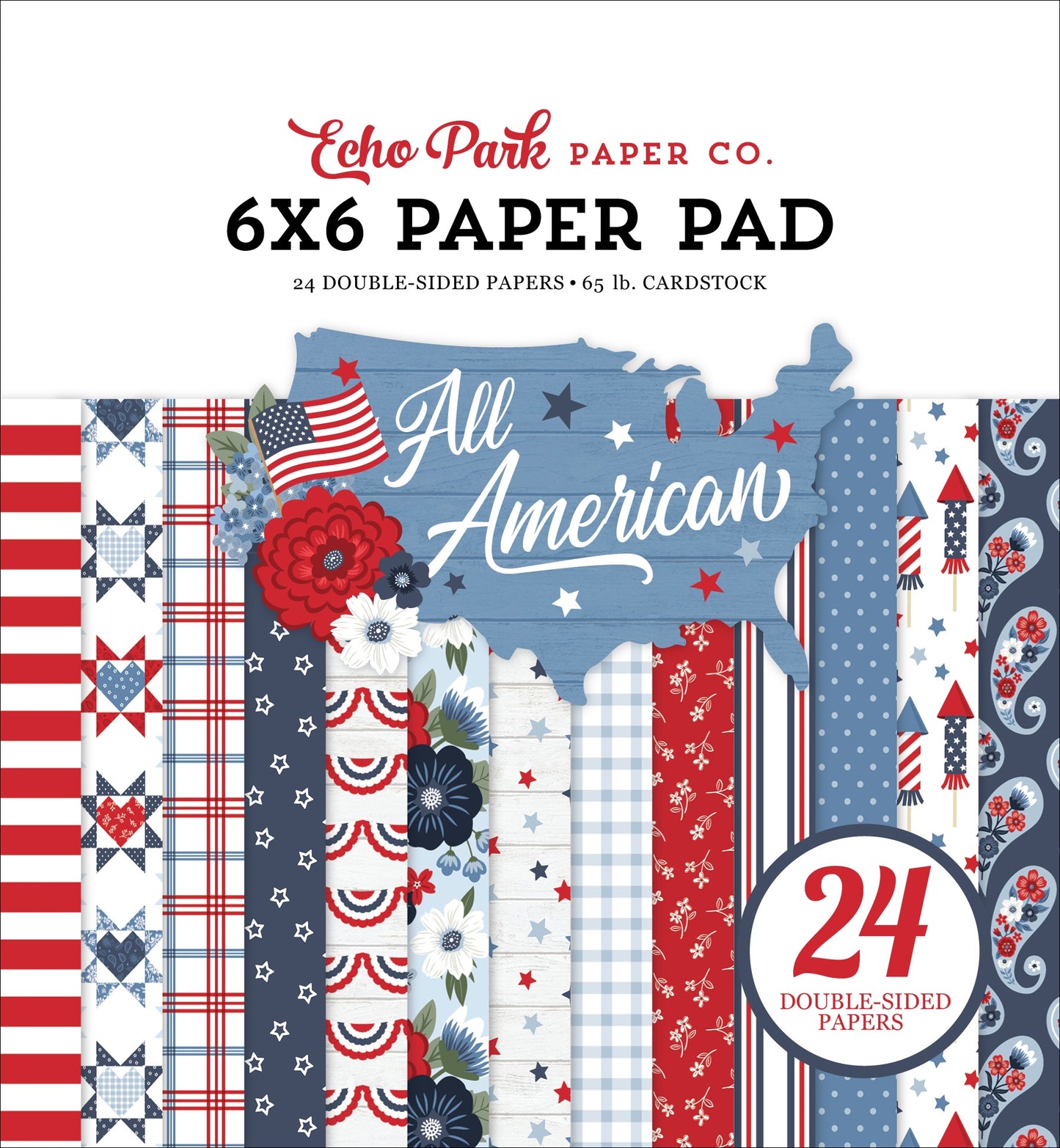 Echo Park - All American Paper - 6x6 Paper Pad
