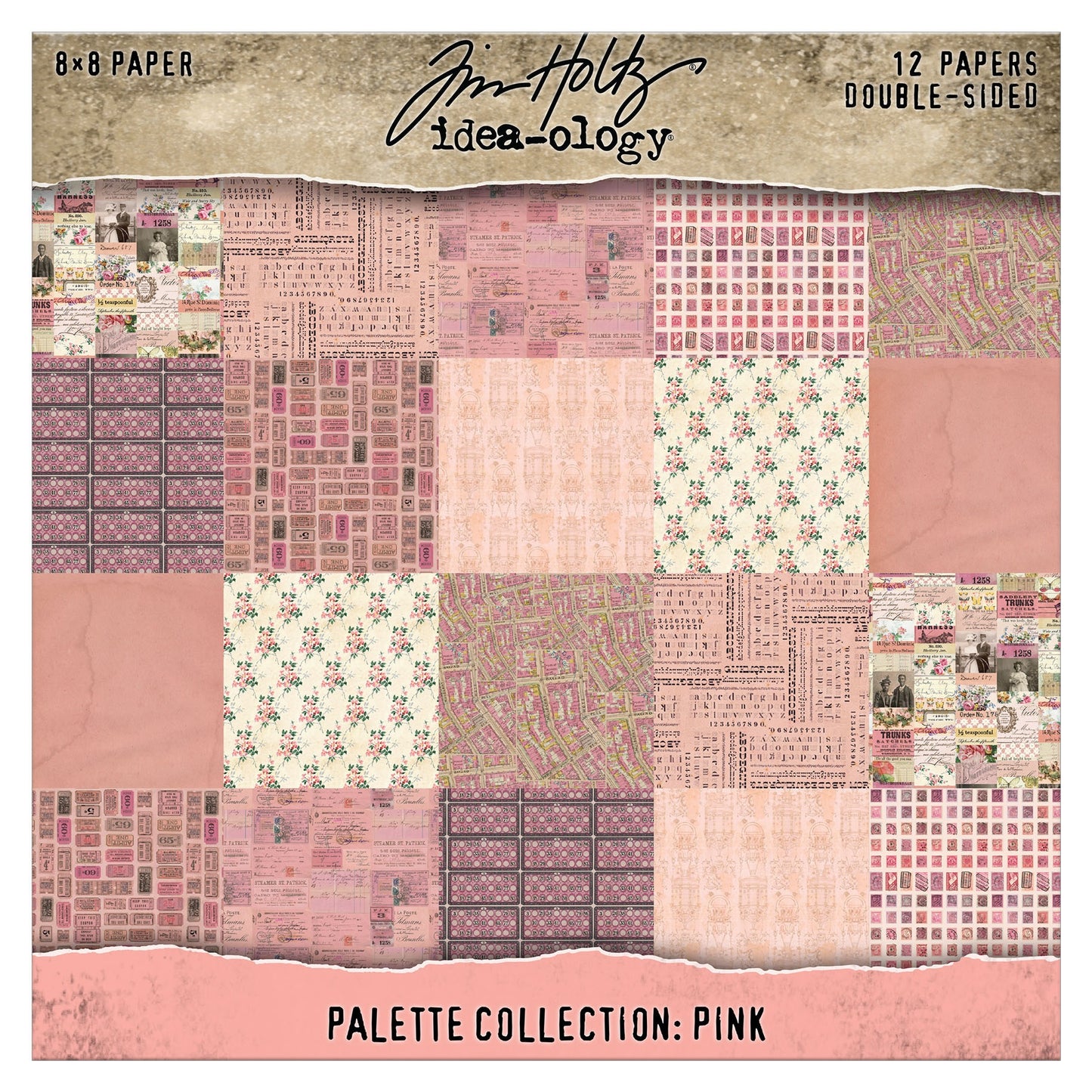 Tim Holtz Color Palette Pink - 8X8