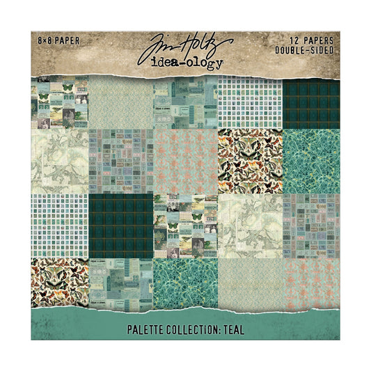 Tim Holtz Color Palette Teal - 8X8
