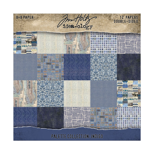 Tim Holtz Color Palette Indigo- 8X8