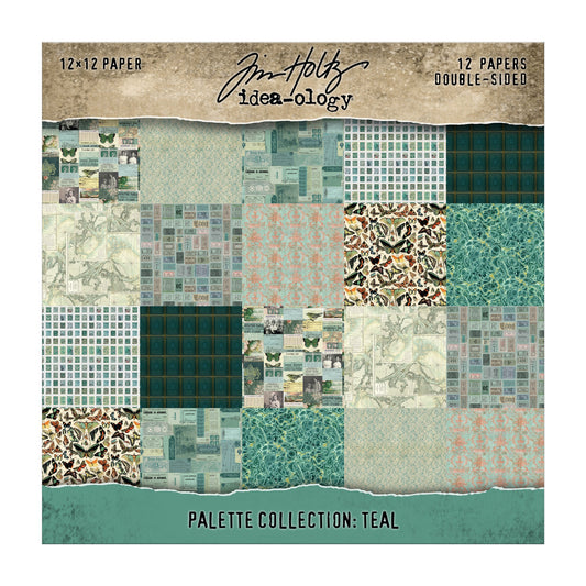 Tim Holtz Color Palette Teal - 12X12