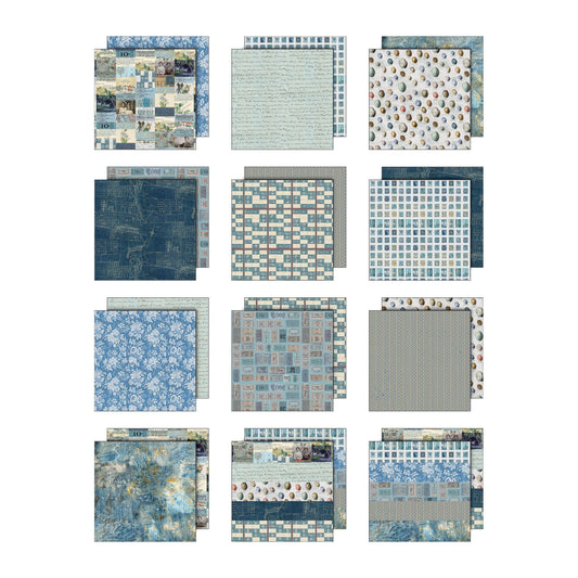 Tim Holtz Color Palette Blue - 8X8