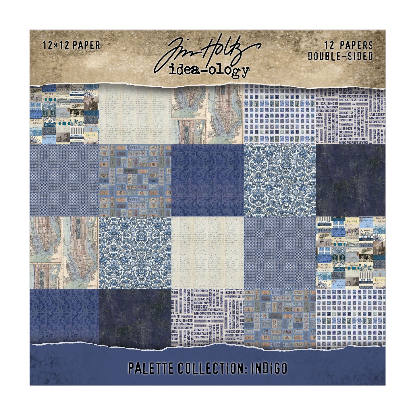Tim Holtz Color Palette Indigo - 12X12