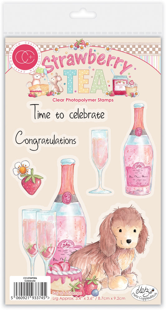 CELEBRATE - STAMP SET by CRAFT CONSORTIUM LTD