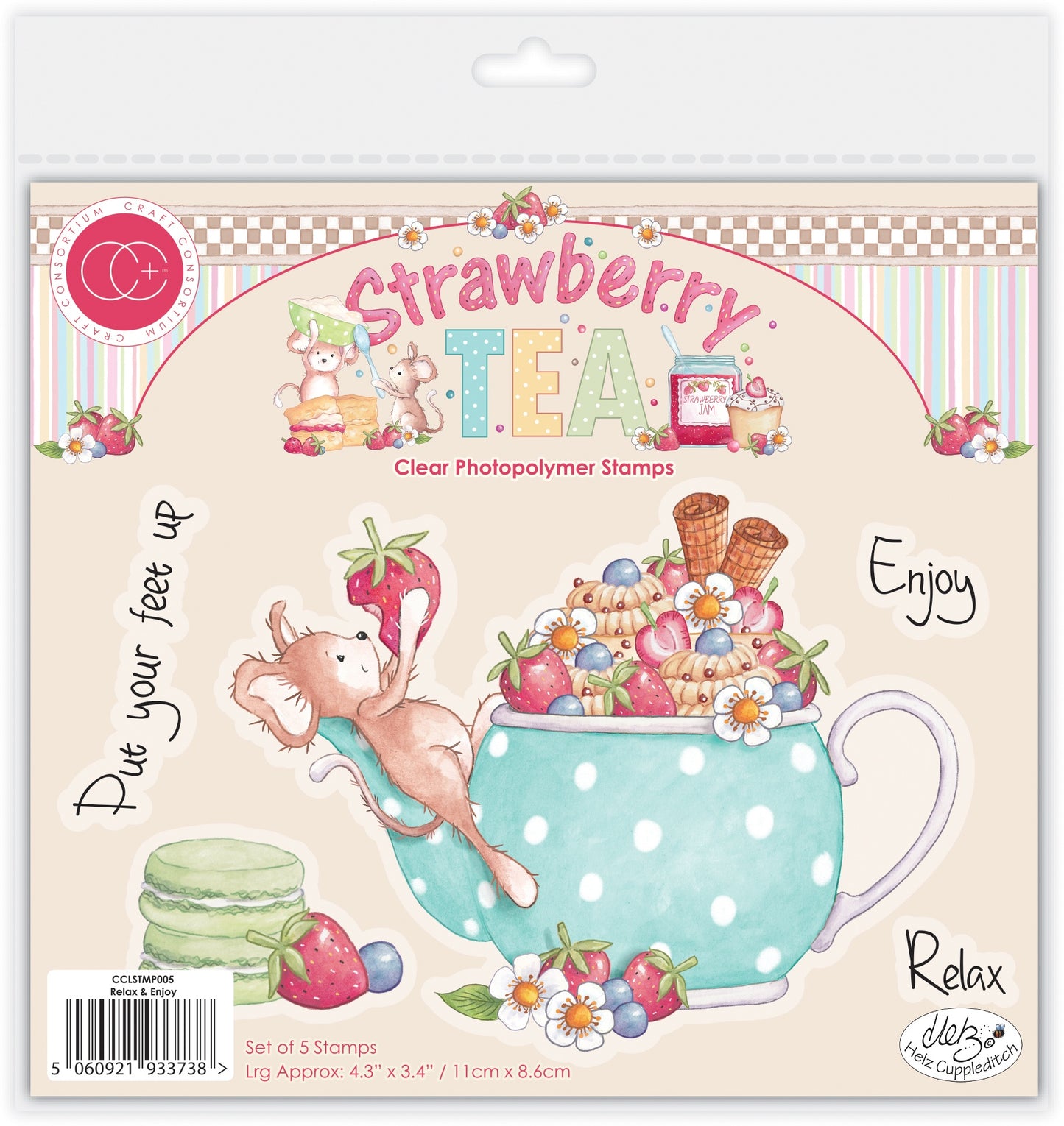RELAX - STAMP SET by CRAFT CONSORTIUM LTD