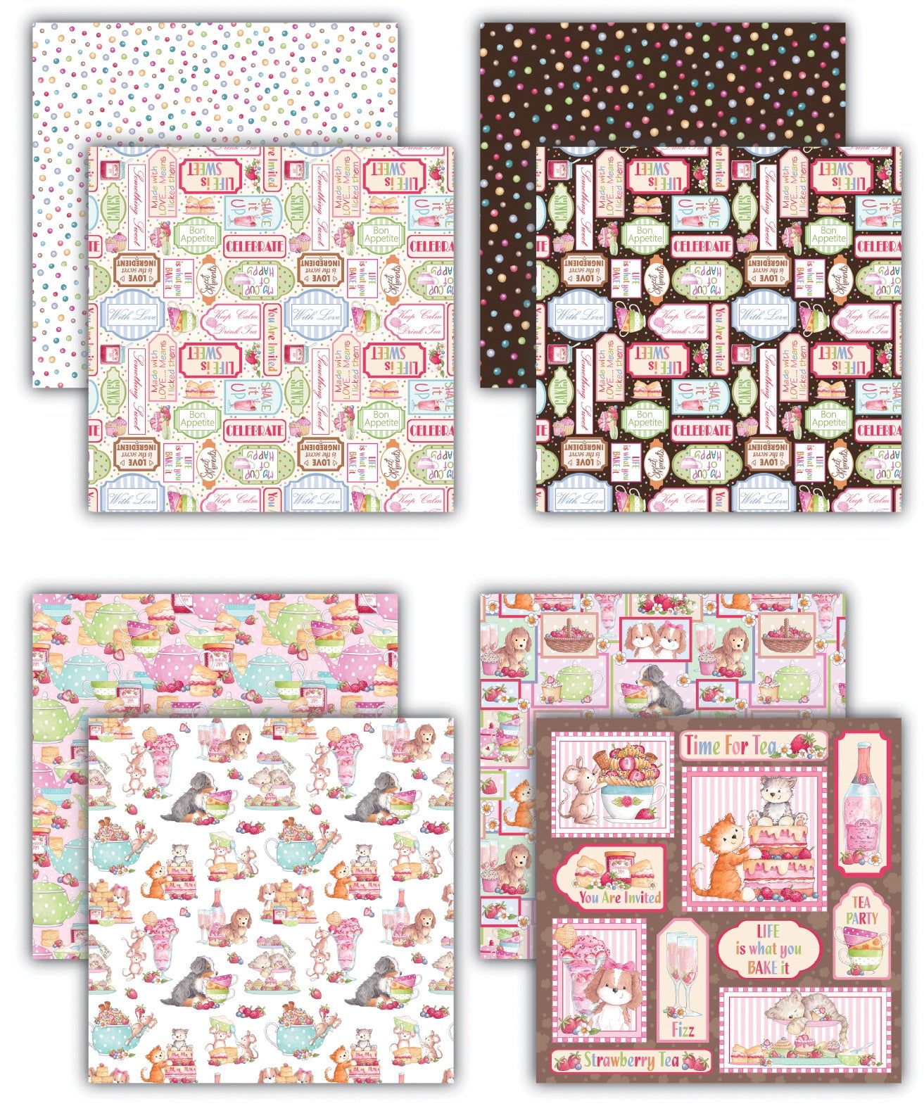 STRAWBERRY-PAPER PAD 8X8 by CRAFT CONSORTIUM LTD