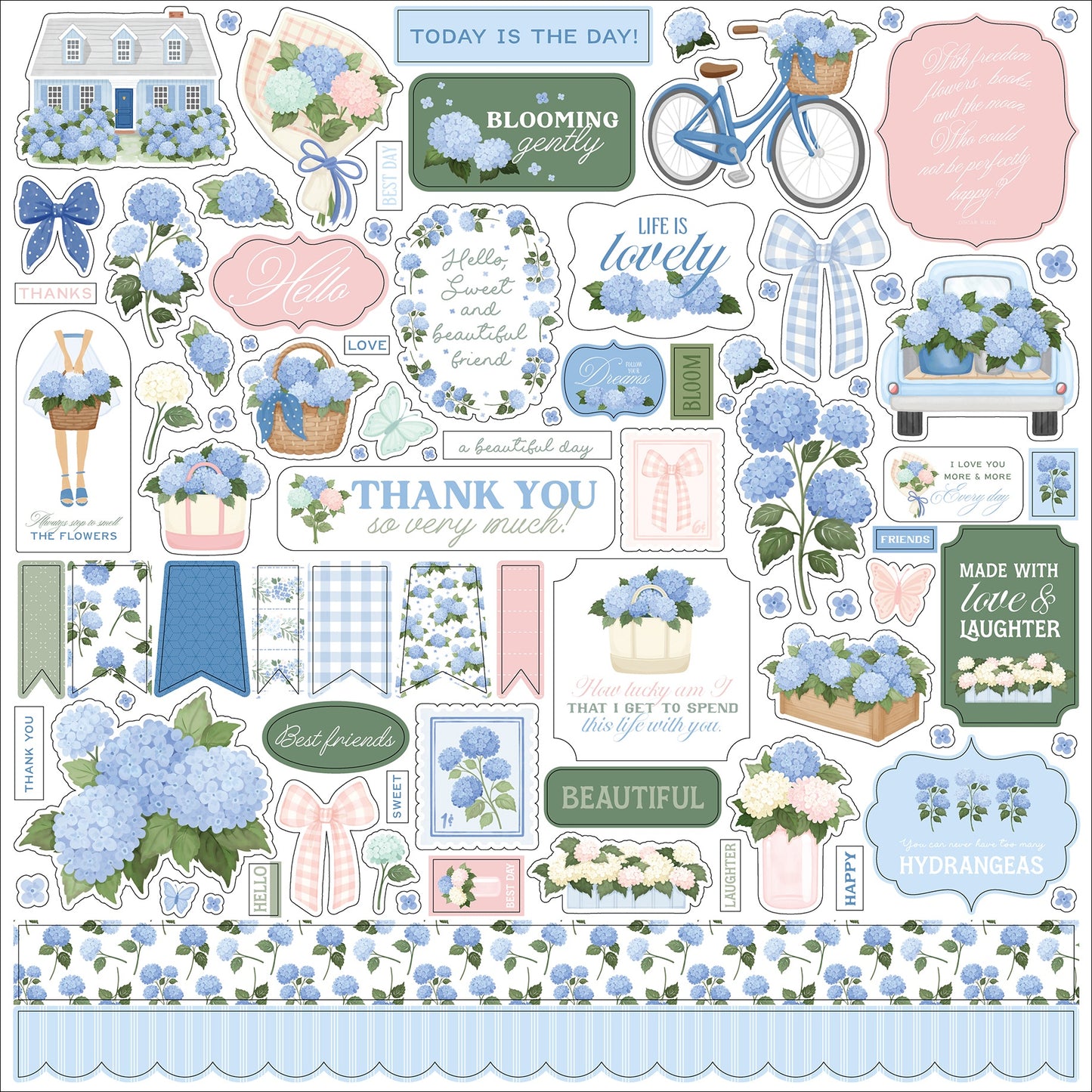Carta Bella - Flower Shoppe Sticker