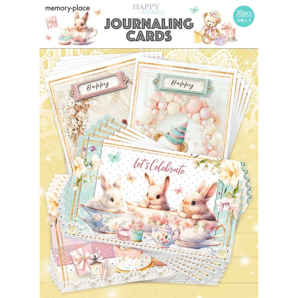 Memory Place - Happy Bday - Journaling Cards