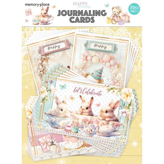 Memory Place - Happy Bday - Journaling Cards