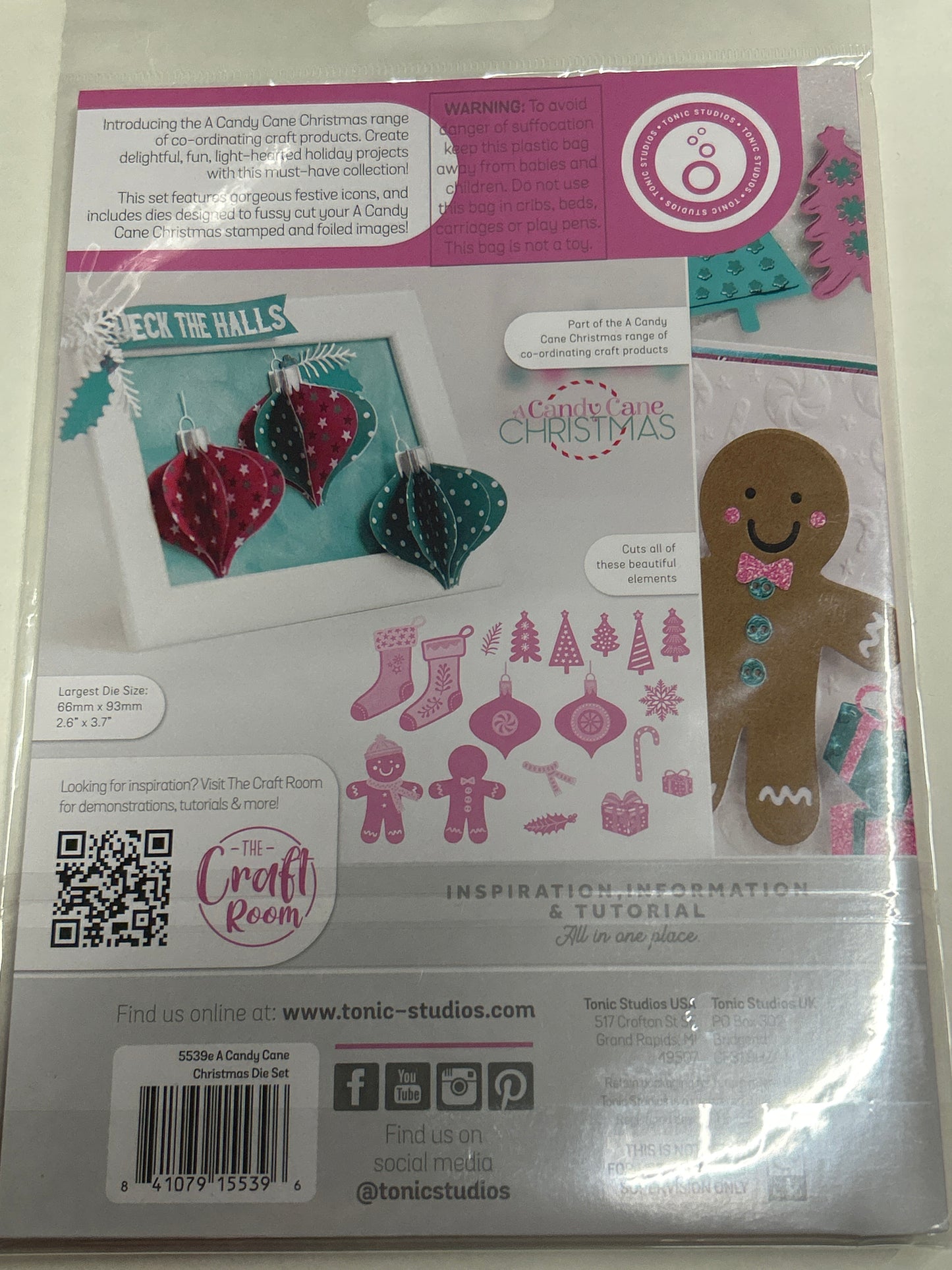 Tonic Studios - A Candy Cane Christmas Die Set