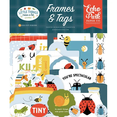 Echo Park Ephemera - Frames & Tags, Little Things Mean A Lot
