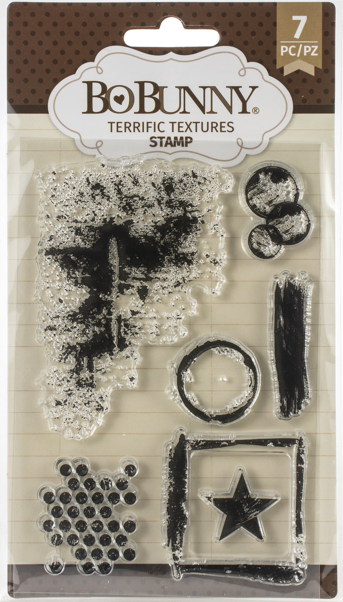 Bo Bunny - Terrific Textures Stamp