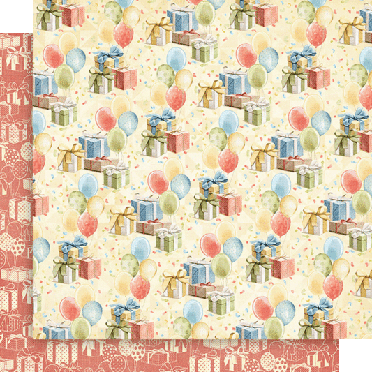 Graphic 45 - Celebrate With Me - 12x12 Sheet