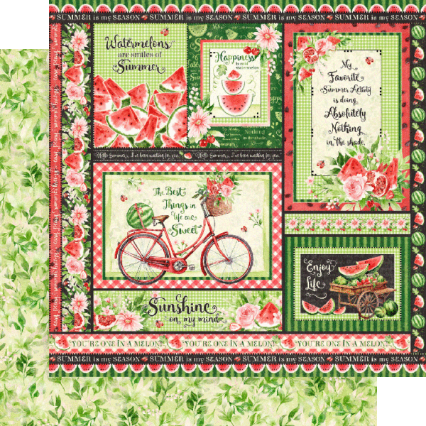 Graphic 45 - Enjoy the ride - 12x12 Sheet