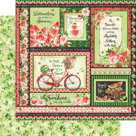 Graphic 45 - Enjoy the ride - 12x12 Sheet