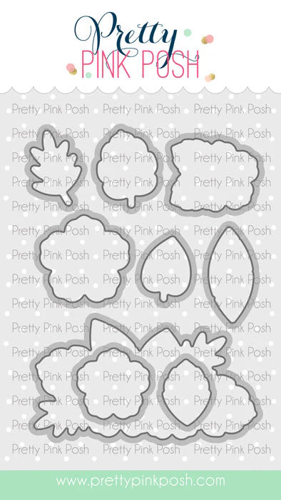 Pretty Pink Posh -Happy Hibiscus Coordinating Die Set