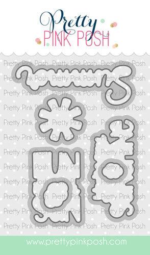Pretty Pink Posh - Happy Summer Coordinating Die Set