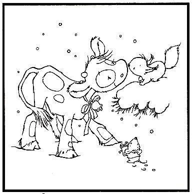 Nellie’s Choice - Embossing Folder Koetie: Squirrel