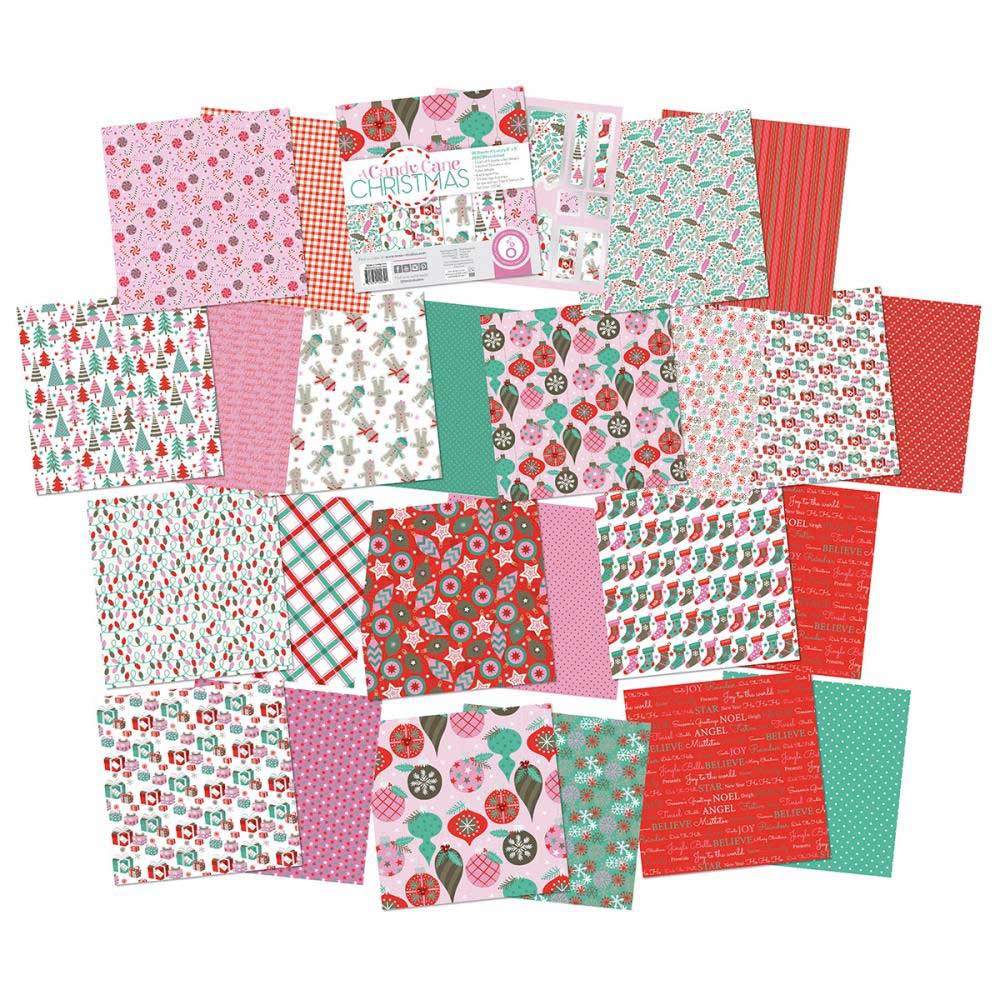 Tonic Studios Art Pad 8"X8" - A Candy Cane Christmas