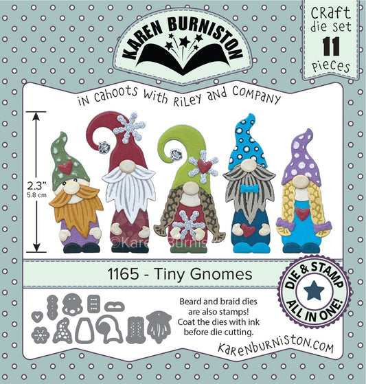 Karen Burniston Dies - Tiny Gnomes- Stamping Die Set