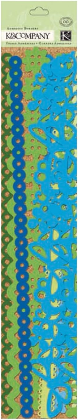 K & Company - Sheer Simplicity Blue 12" Borders