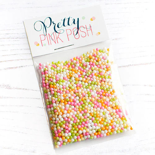 Pretty Pink Posh - Rainbow Sherbet Shaker Beads