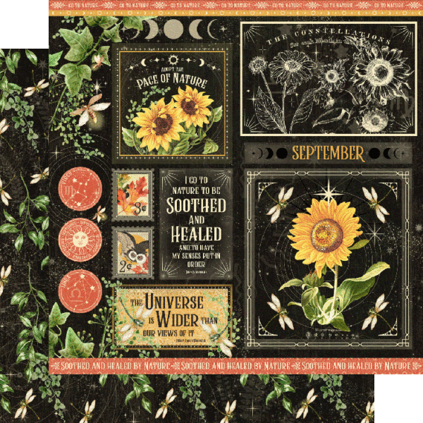 Graphic 45 - September - 12x12 Sheet