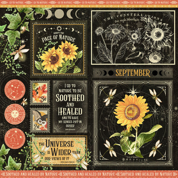 Graphic 45 - September - 12x12 Sheet