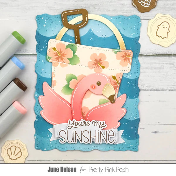 Pretty Pink Posh - Layered Stencils - Hibiscus